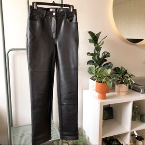 Aritzia Melina Leather Pants